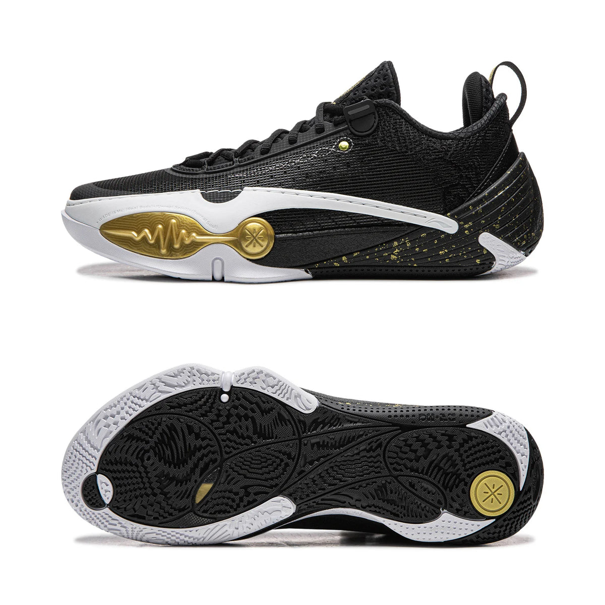 Zapatillas Li-Ning Wade All City 14 negro y dorado