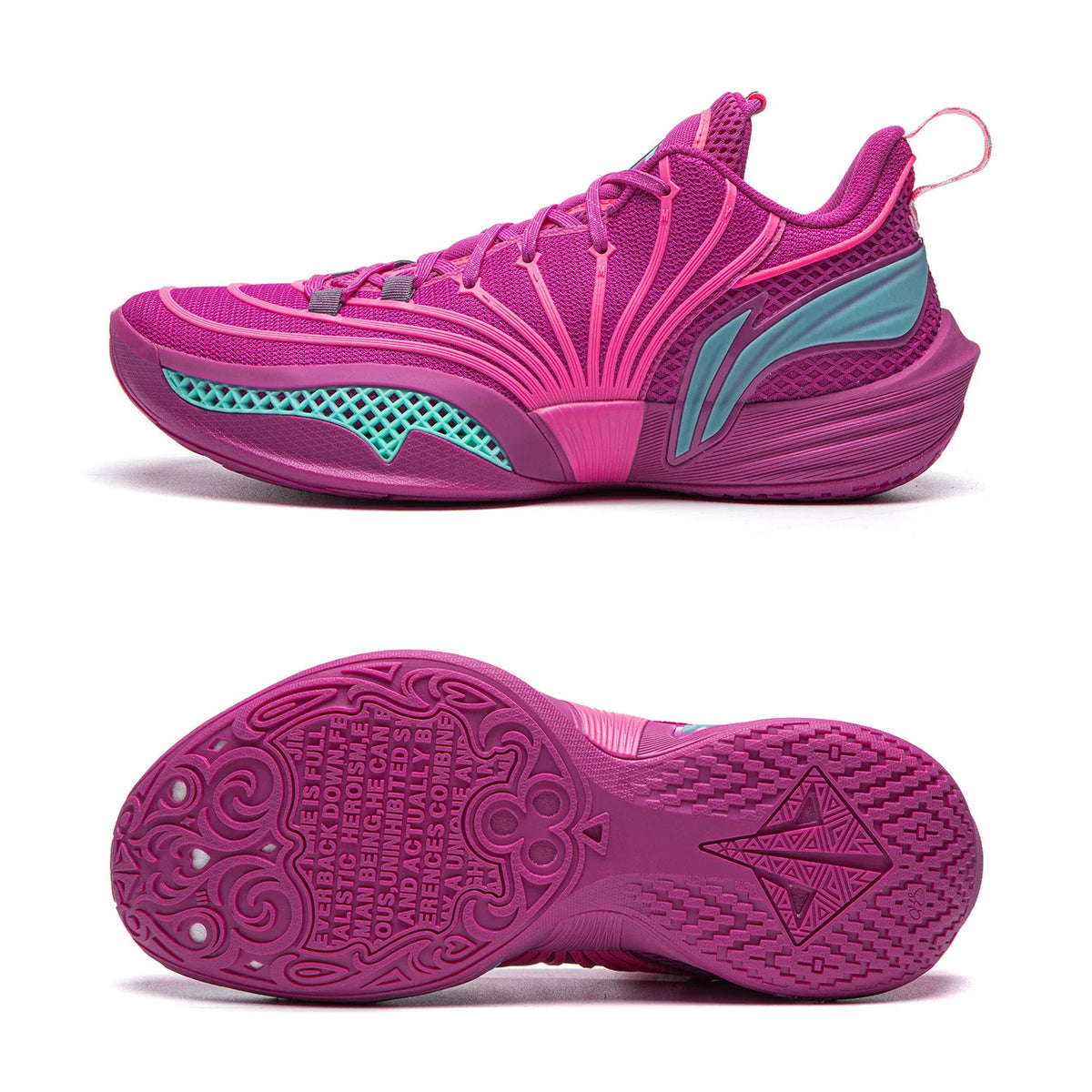 Zapatillas Li-Ning Buckets 2 fucsia