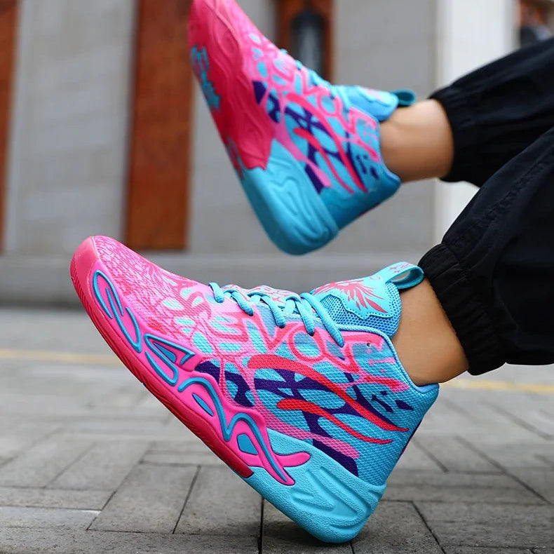 Zapatillas Mvp 04 - Celeste/Rosa