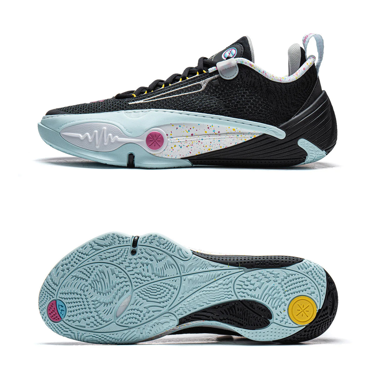 Zapatillas Li-Ning Wade All City 14 negro y celeste