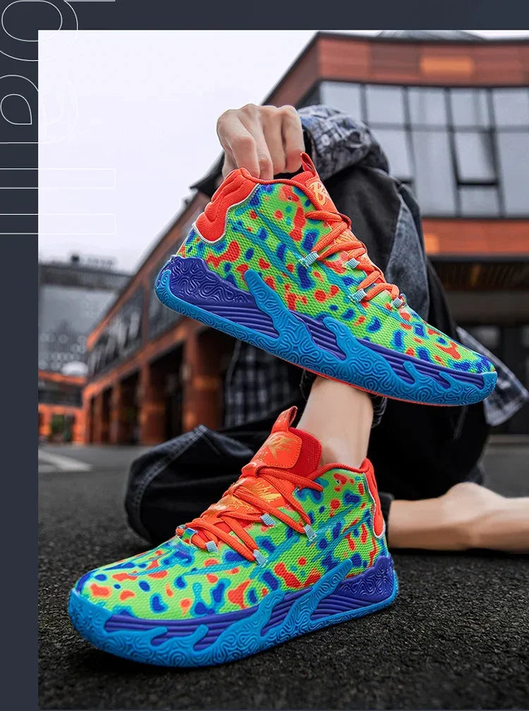 Zapatillas Mvp 03 - Azul/Naranjo