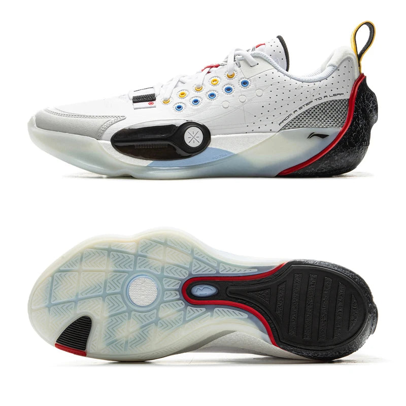 Zapatillas Li-Ning Wade All City 13 blanco, negro y rojo