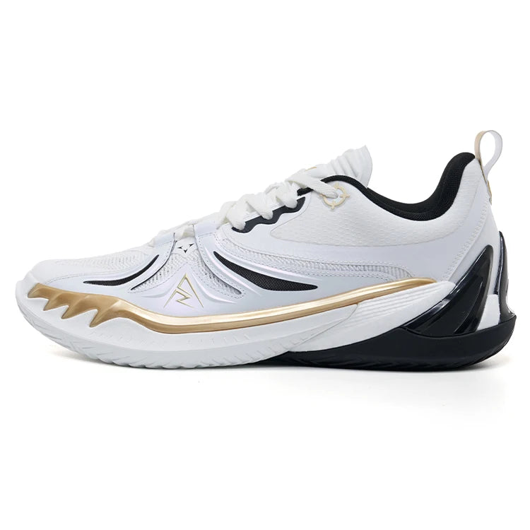 Zapatillas RIGORER AR3 Austin Reaves blanco, negro y dorado