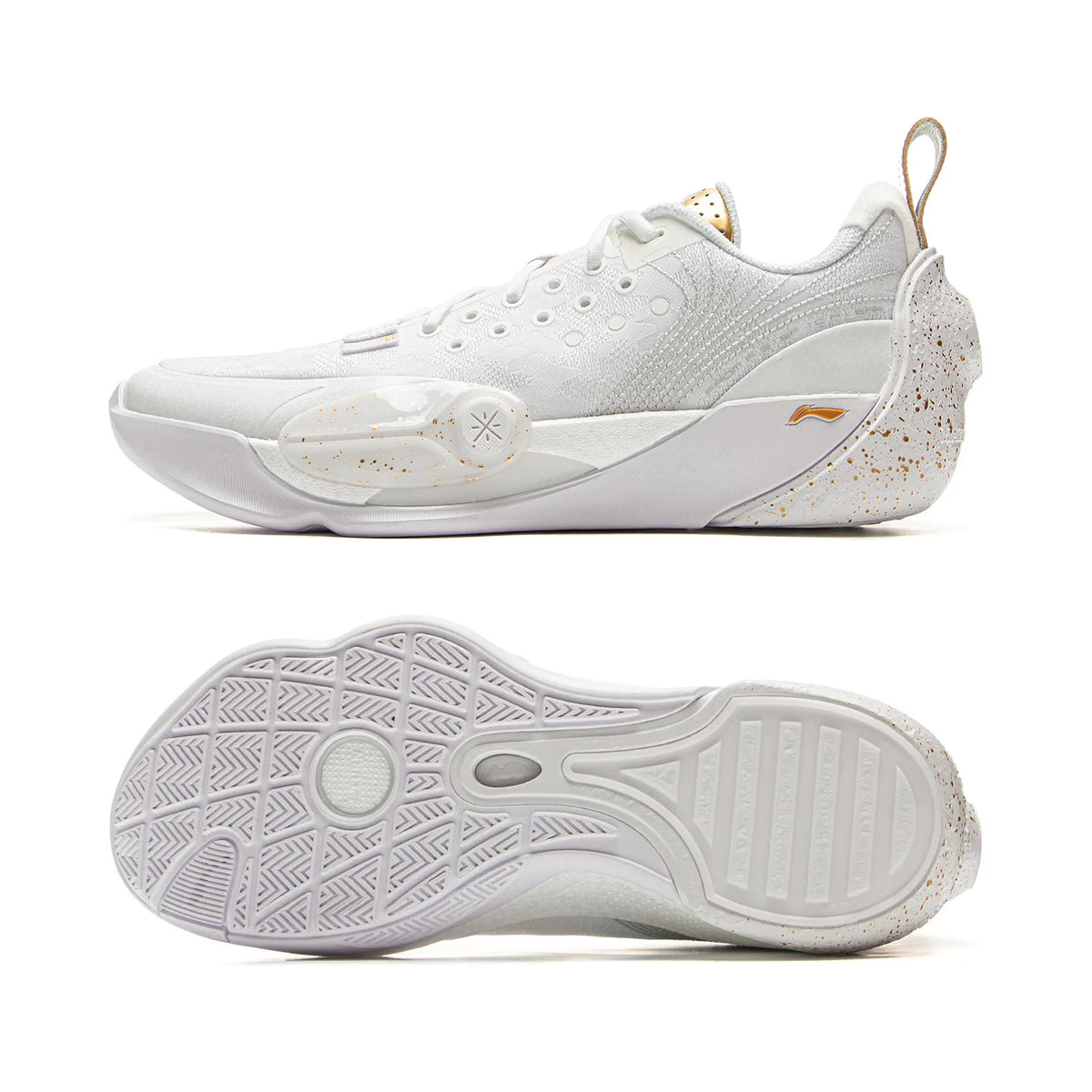 Zapatillas Li-Ning Wade All City 13 blanco y dorado