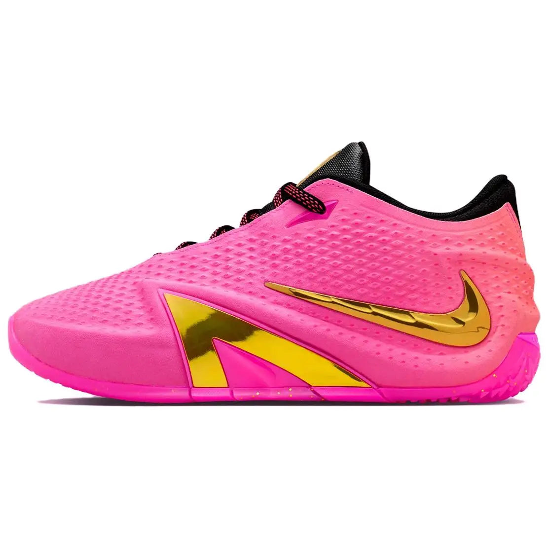 Zapatillas Nike Ja 4 Rise rosadas de Ja Morant, vista lateral