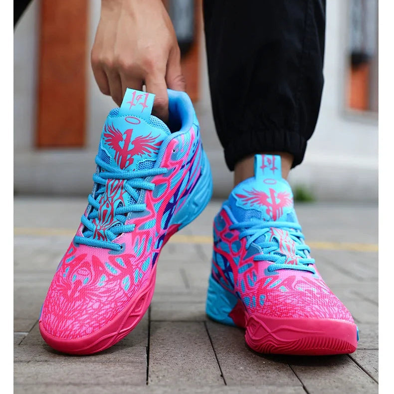 Zapatillas Mvp 04 - Celeste/Rosa
