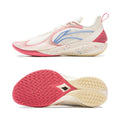 Zapatillas Li-Ning SHINING 2 V2 crema, rosado y celeste
