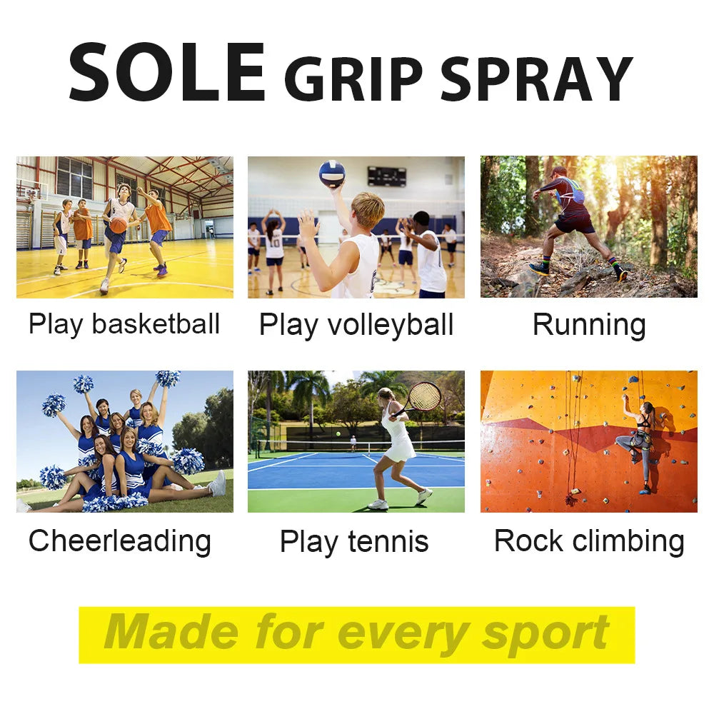 Spray antideslizante para calzado deportivo