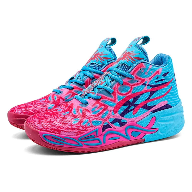 Zapatillas Mvp 04 - Celeste/Rosa