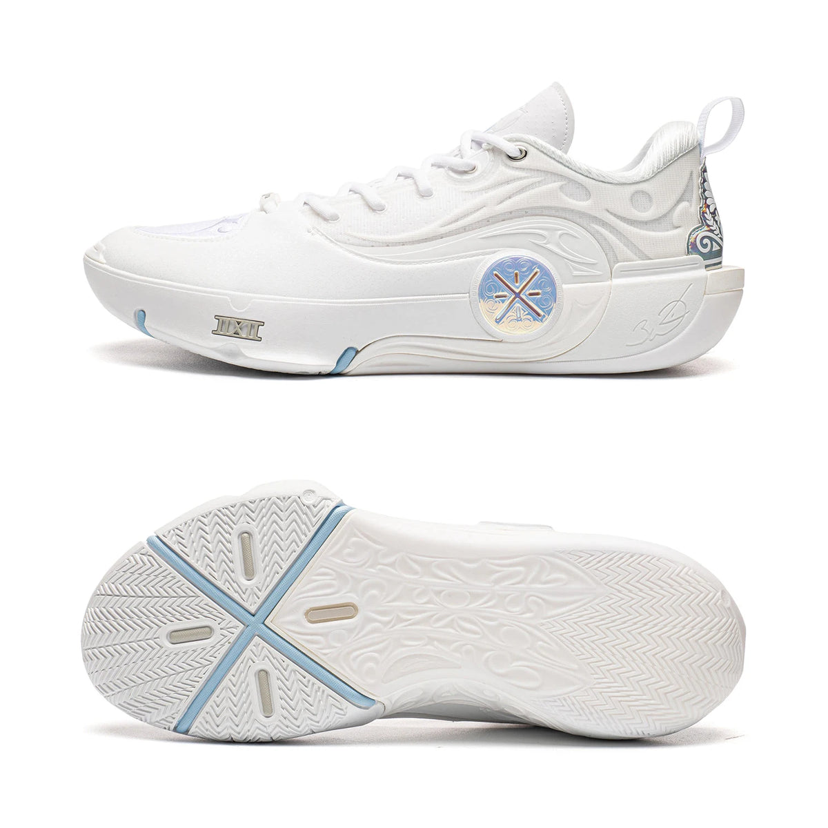 Zapatillas Li-Ning Way of Wade 12 blanco y celeste
