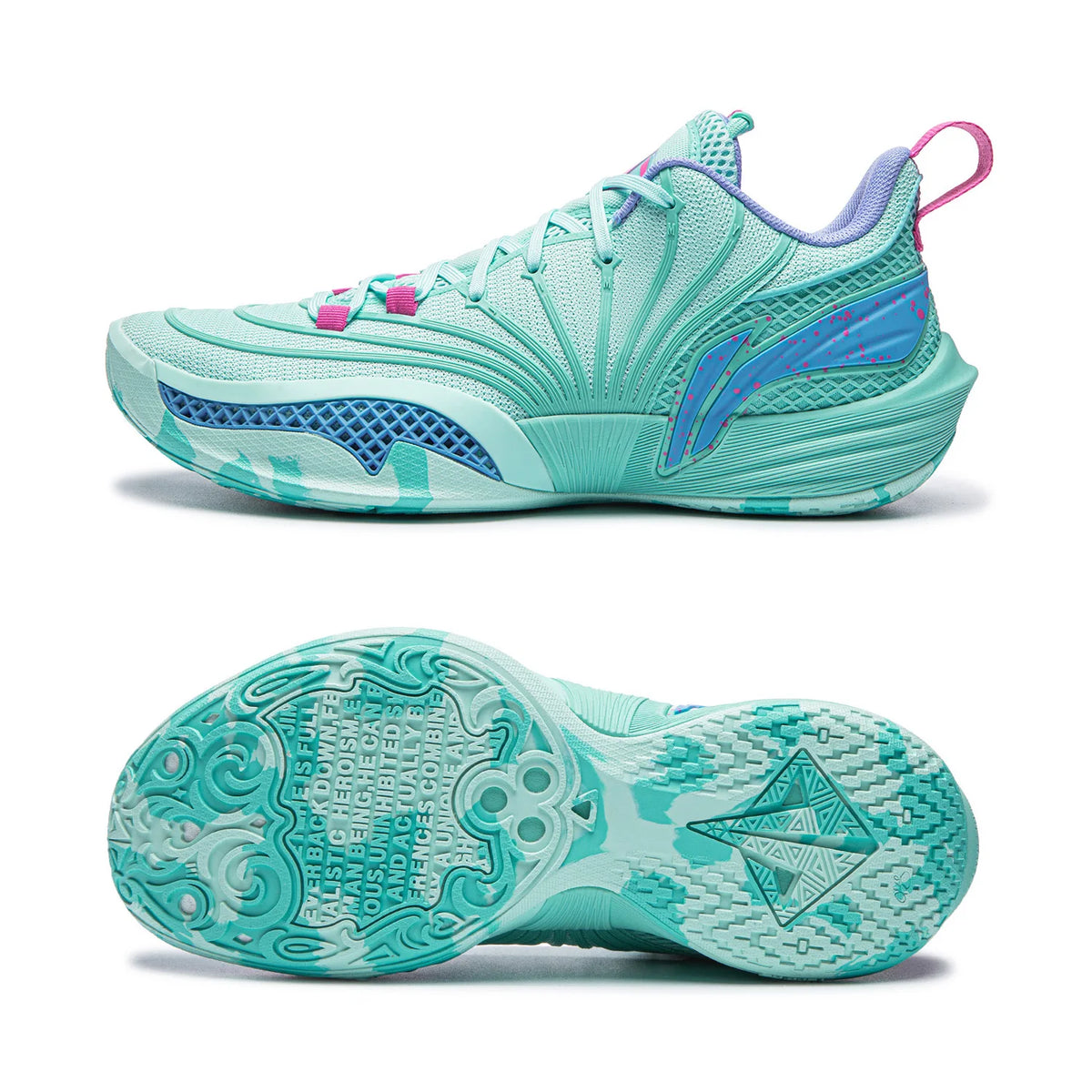 Zapatillas Li-Ning Buckets 2 turquesa