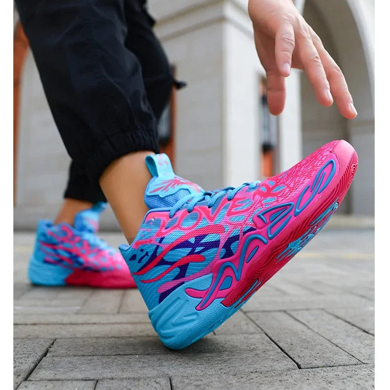 Zapatillas Mvp 04 - Celeste/Rosa
