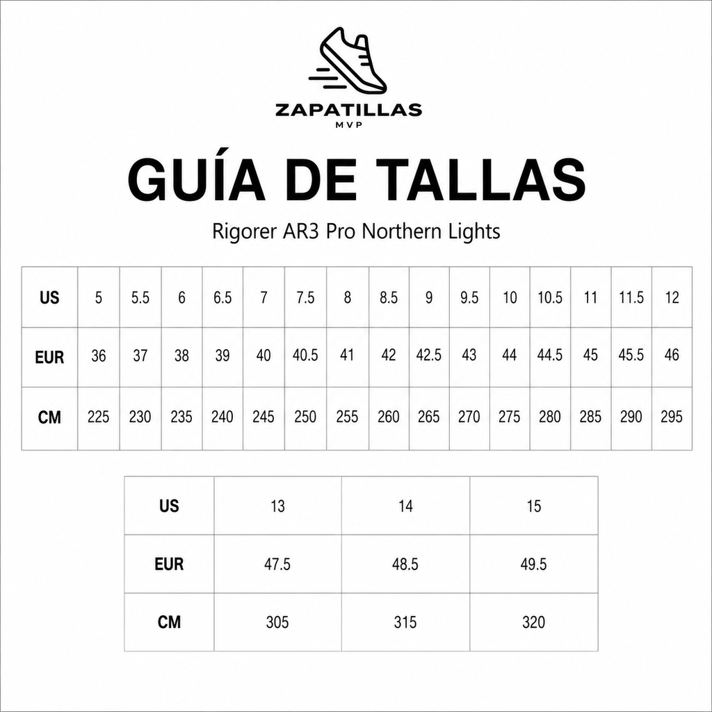 Rigorer AR3 Pro Northern Lights | Zapatillas Profesionales